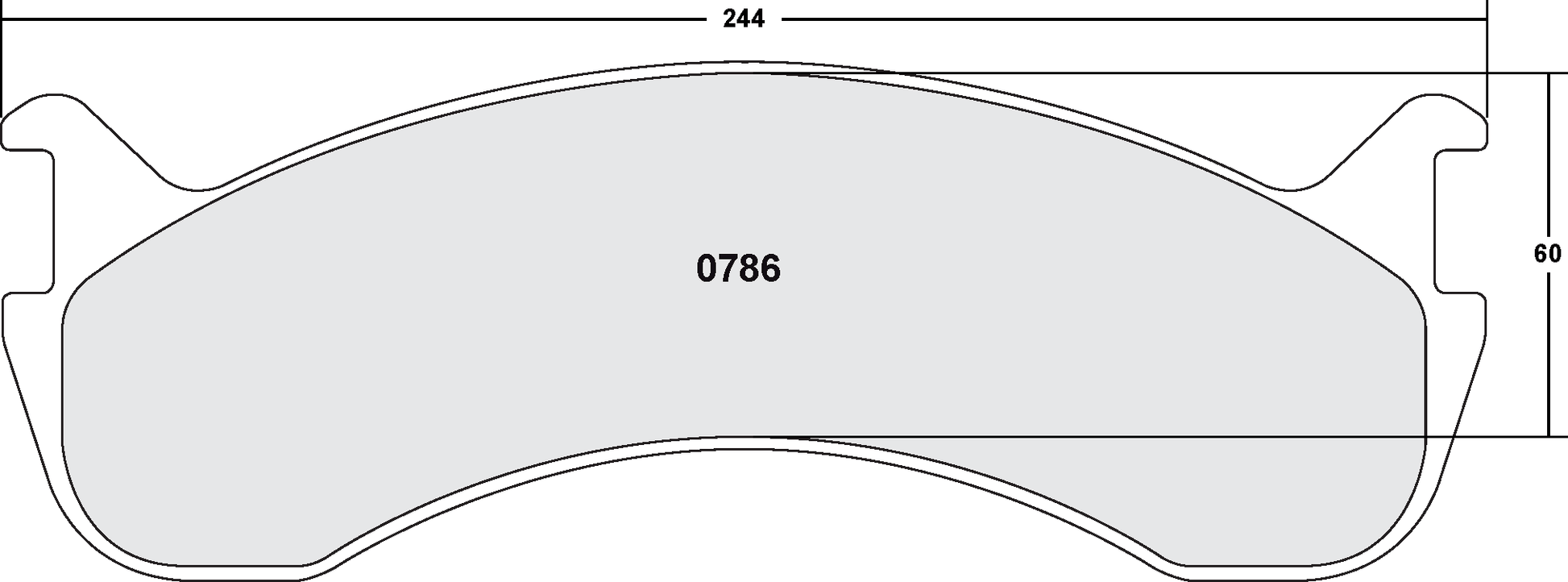 PFC 0786.13 BRAKE PADS Z-RATED CARBON METALLIC