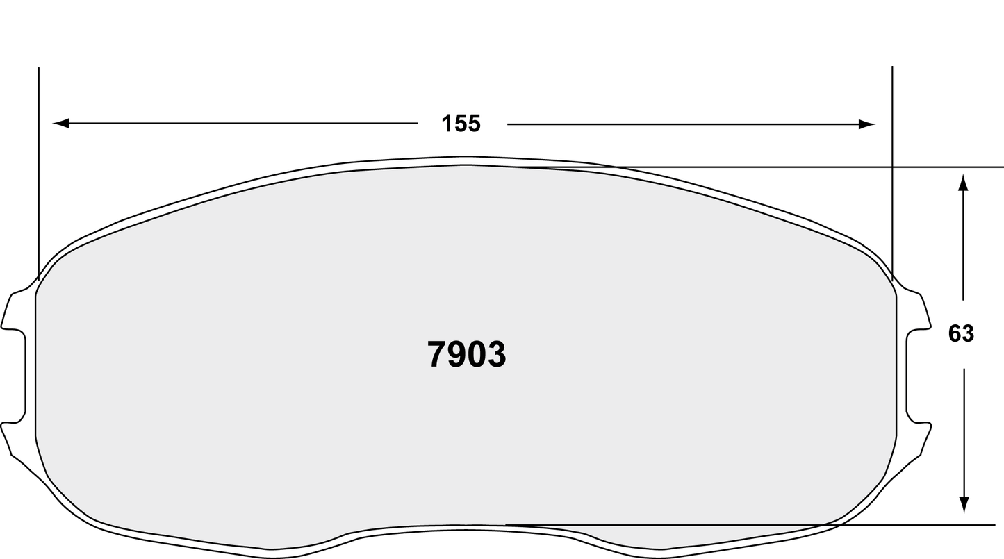 PFC 7903.05.33.34 BRAKE PADS RACE 05 CMPD 33MM