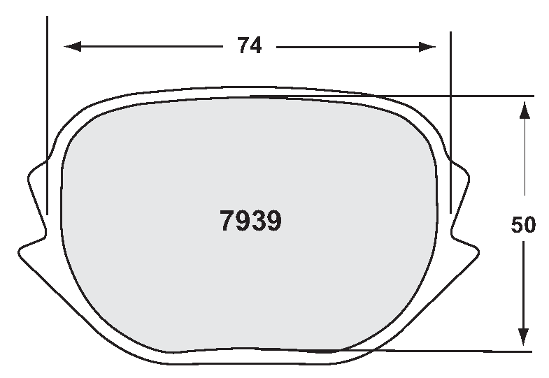 PFC 7939.01.23.44 BRAKE PADS RACE 01 CMPD 23MM ZR39