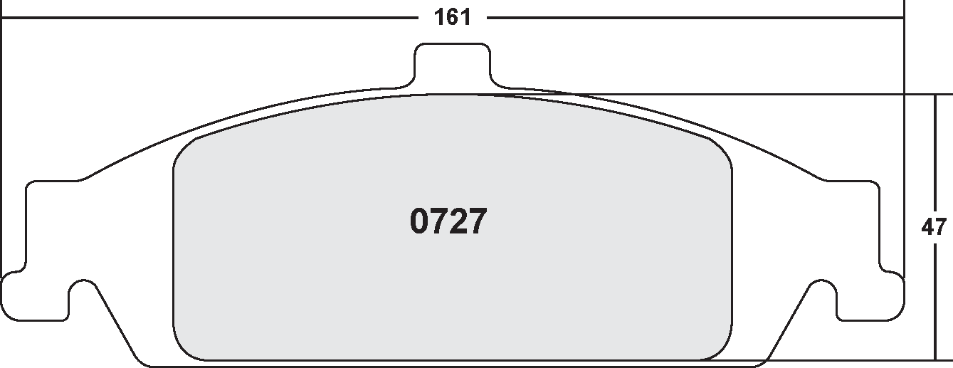 PFC 0727.22 BRAKE PADS Z-RATED CARBON METALLIC