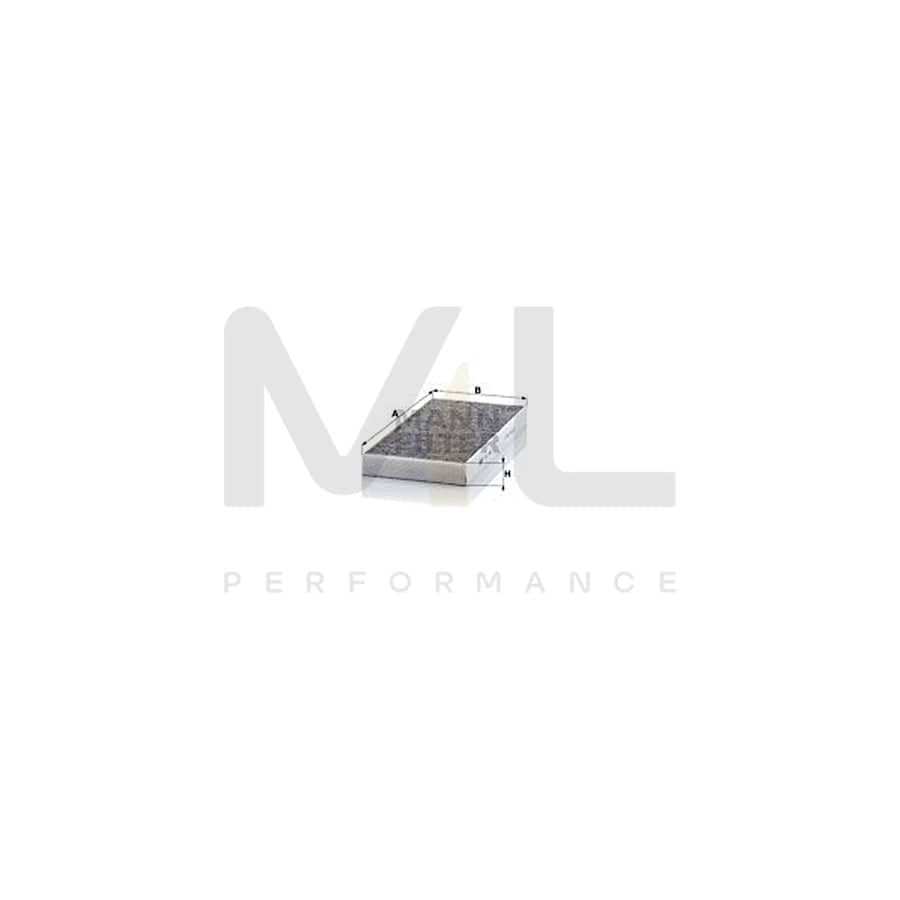 MANN-FILTER CUK 3621 Pollen filter Activated Carbon Filter