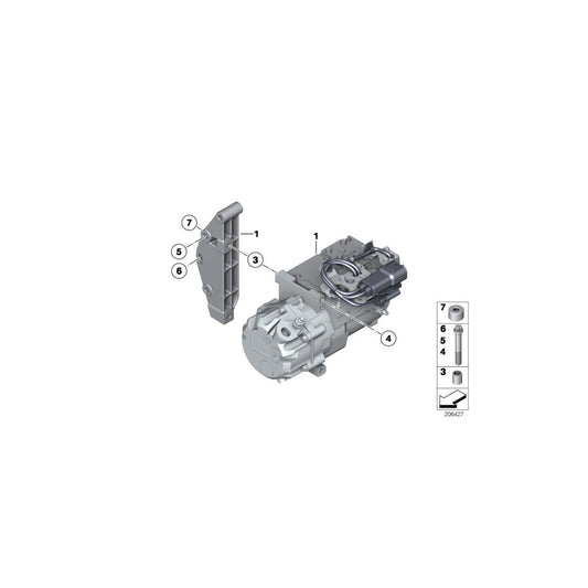 Genuine BMW 07129906572 E72 Screw M8X115 (Inc. Hybrid X6) | ML Performance US Car Parts