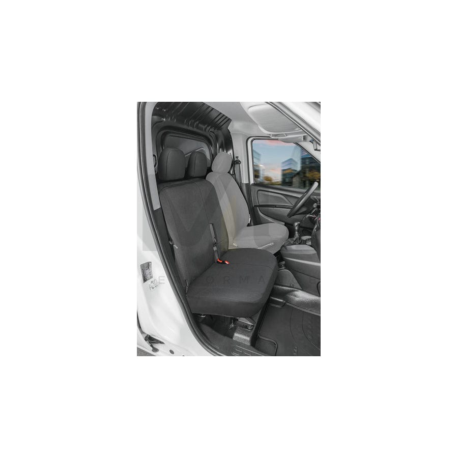 WALSER 10542 Car seat cover for FORD TRANSIT CONNECT Grey, Polyester, Front