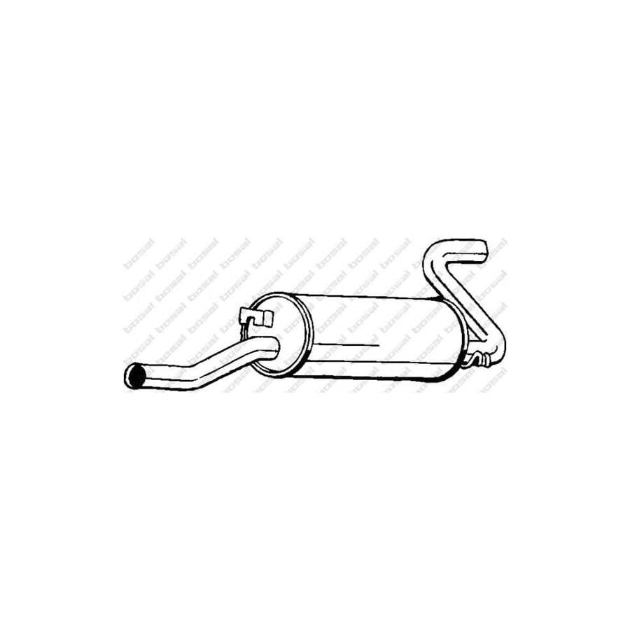 Bosal 247-847 Rear Silencer for BMW 5 Saloon (E12)