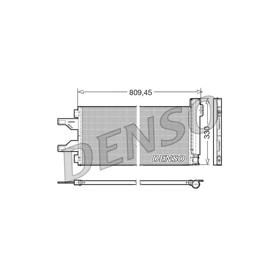 DENSO DCN07050 Air Conditioning Condenser