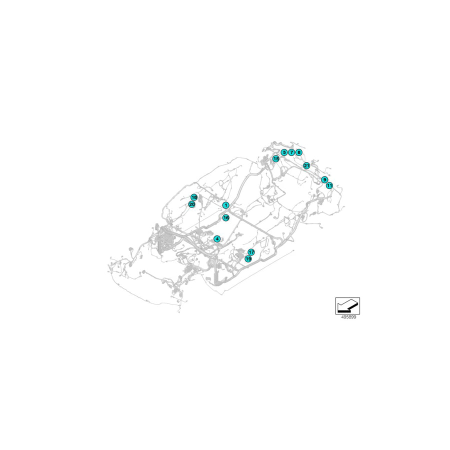 Genuine BMW 61130056943 F40 G06 G20 Contact Bushing Nanomqs With Cable 0,22-0,35mm² AG (Inc. 330dX, X6 30dX & 750LiX) | ML Performance US Car Parts