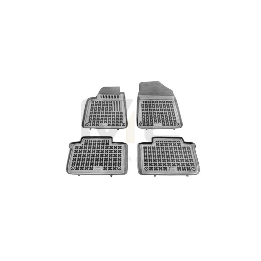 REZAW PLAST 201207 Floor mat set for CITROﾃ起 C6 Saloon Elastomer, Front and Rear, Black