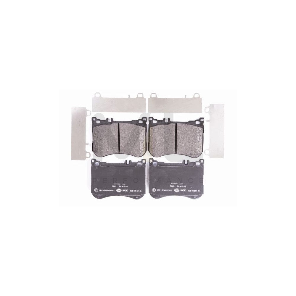 Hella 8DB 355 021-211 Brake Pad Set Prepared For Wear Indicator