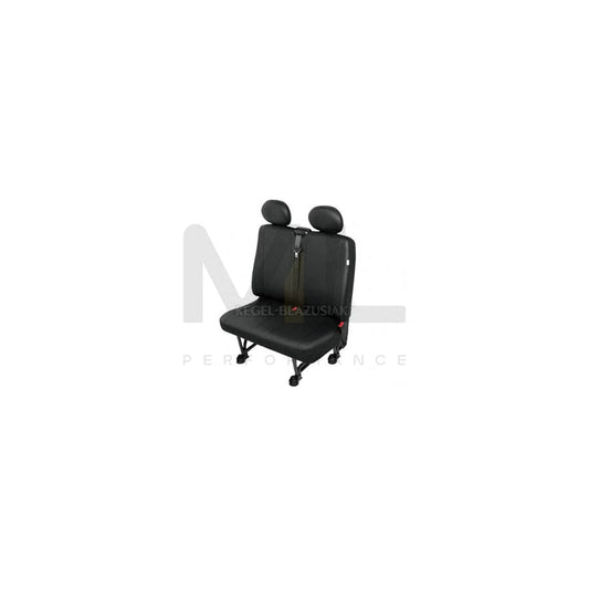 KEGEL 5-1419-244-4010 Car seat cover Black, Leatherette, Polyester, Rear