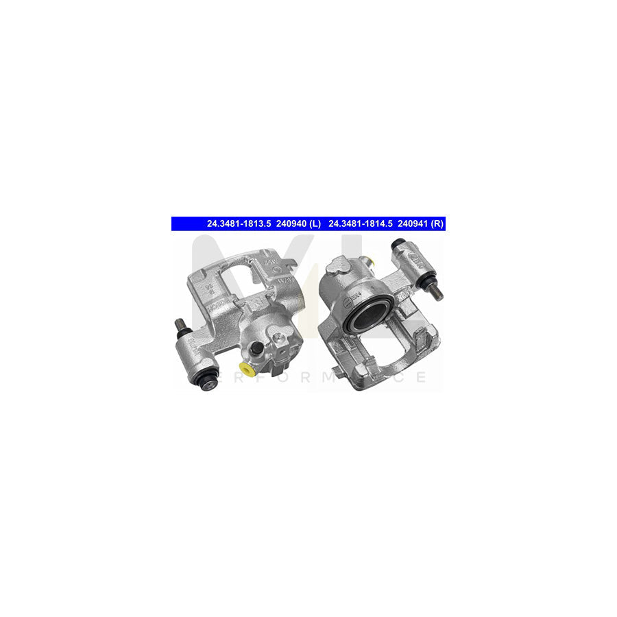 ATE 24.3481-1813.5 Brake Caliper for FORD KA without holder