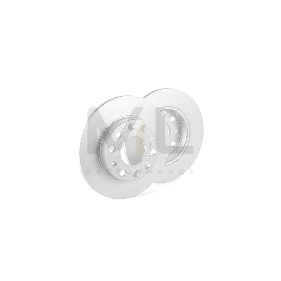 ATE 24.0110-0261.1 Brake Disc Solid, Coated, with bolts/screws  - 1 piece