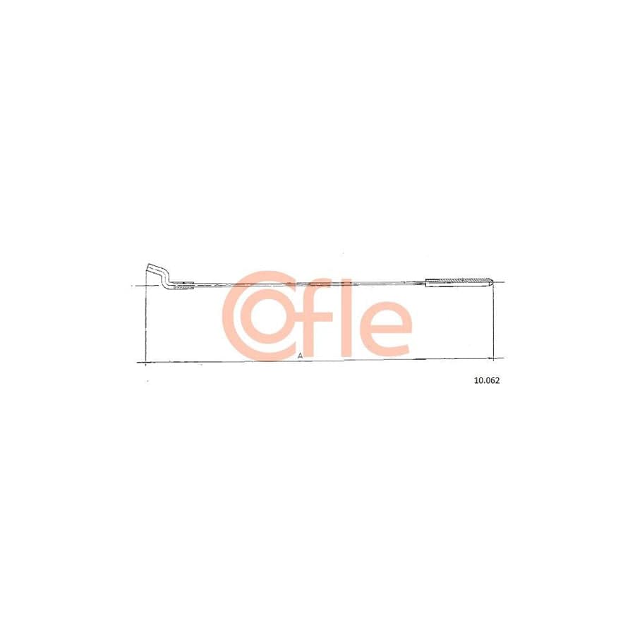 COFLE 10.062 Throttle Cable for VW Beetle