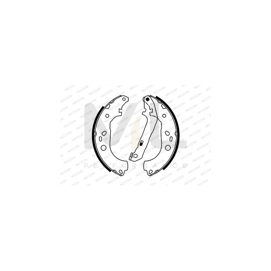 FERODO PREMIER FSB687 Brake Shoe Set | ML Performance Car Parts