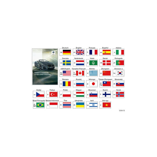 Genuine BMW 01402720972 G14 Operating Instructions G14 AR (Inc. 840iX, 840dX & M850iX) | ML Performance US Car Parts