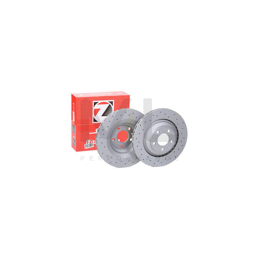 ZIMMERMANN SPORT COAT Z 100.3321.52 Brake Disc for AUDI A6 Externally Vented, Perforated, Coated, High-carbon  - 1 piece