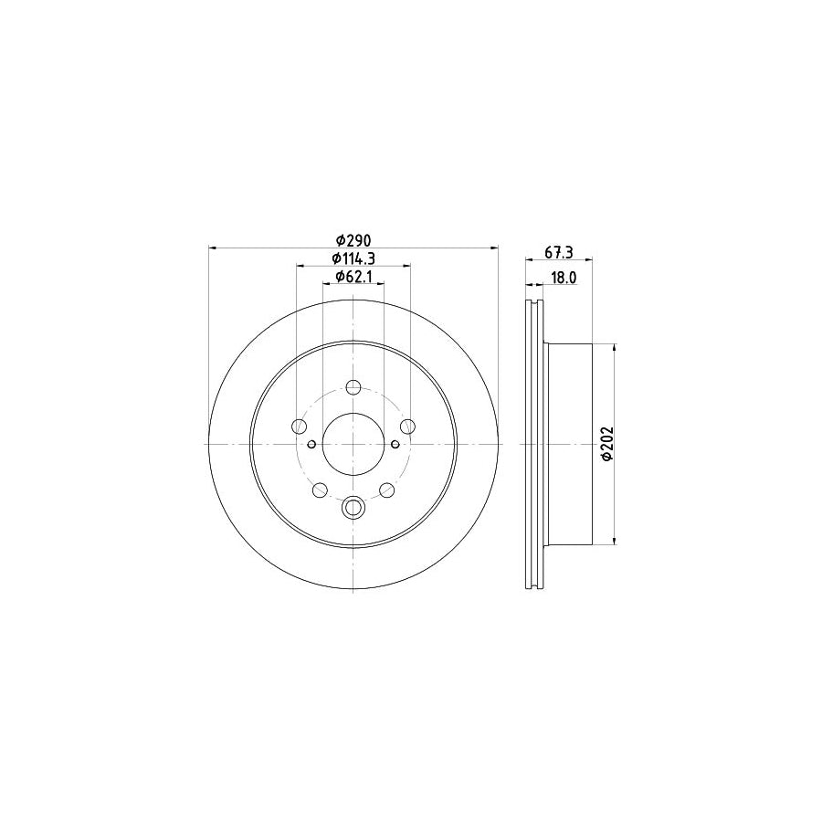 Hella 8MP 376 803-111 Water Pump