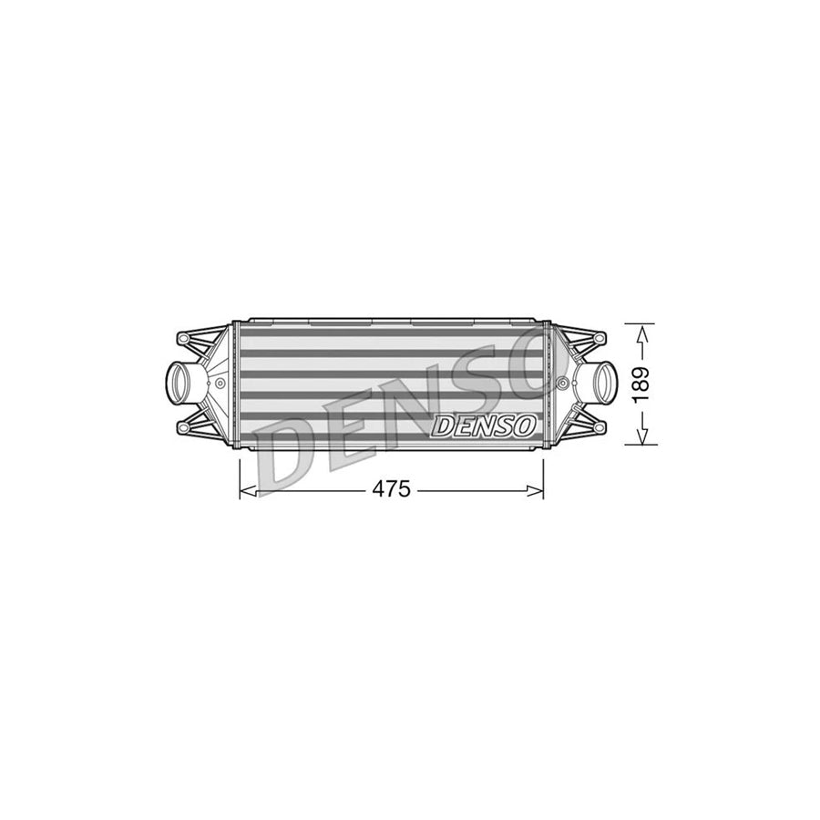 DENSO DIT12002 Intercooler for Iveco Daily IV Box Body / Estate