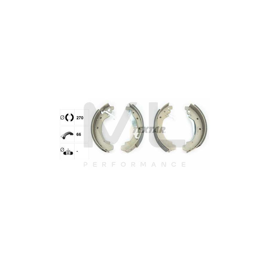 TEXTAR 91028900 Brake Shoe Set for VW LT with handbrake lever | ML Performance Car Parts