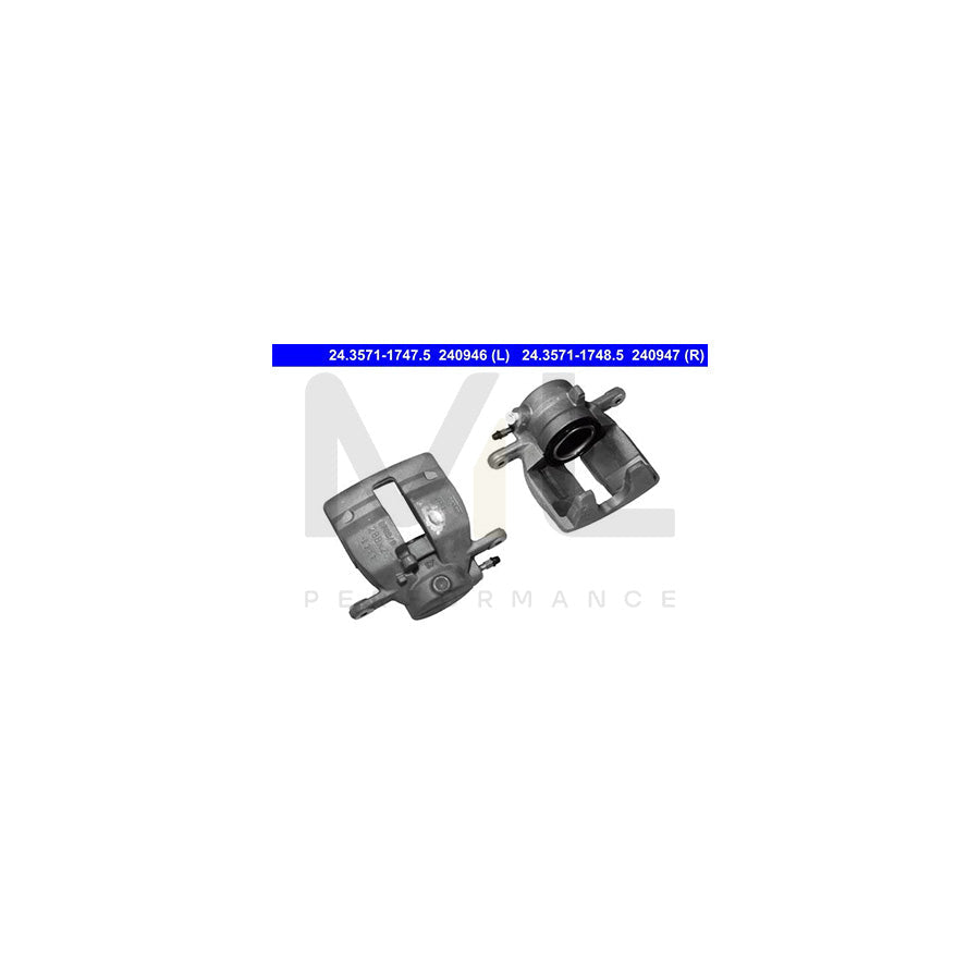 ATE 24.3571-1747.5 Brake Caliper without holder