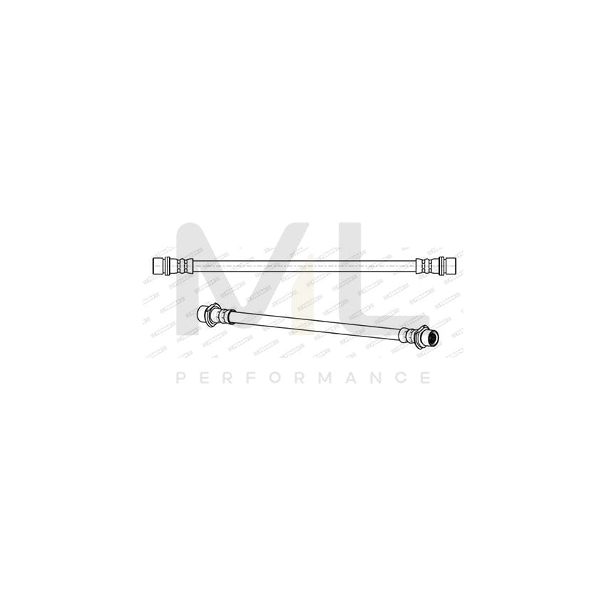 FERODO FHY2701 Brake Hose for TOYOTA Yaris II Hatchback (XP9) 285mm, F 10X1 | ML Performance Car Parts