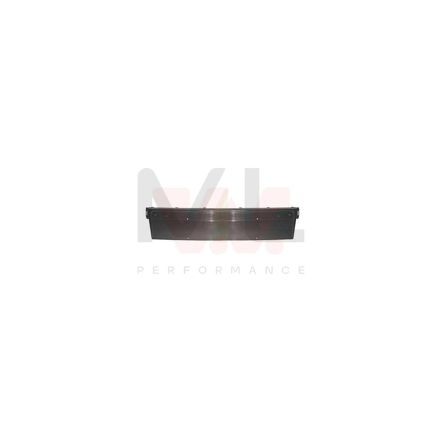VAN WEZEL 0637580 Number plate holder for BMW 5 Series Front, Black, frameless