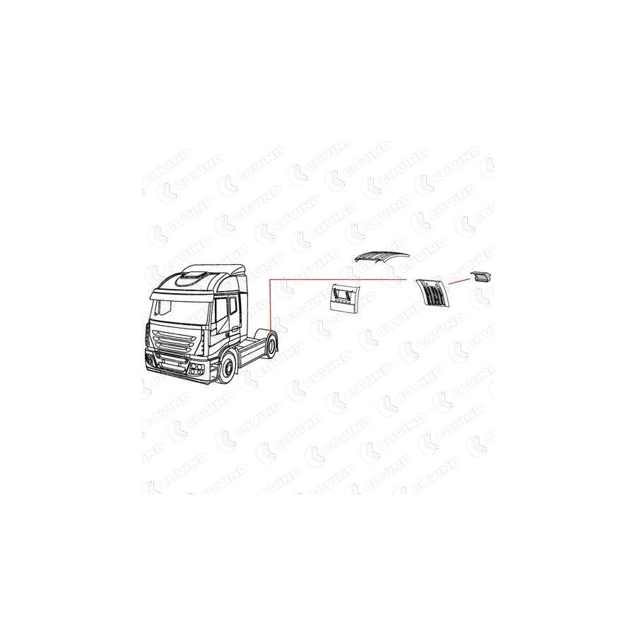 Covind 560/523 Holder, Mudguard
