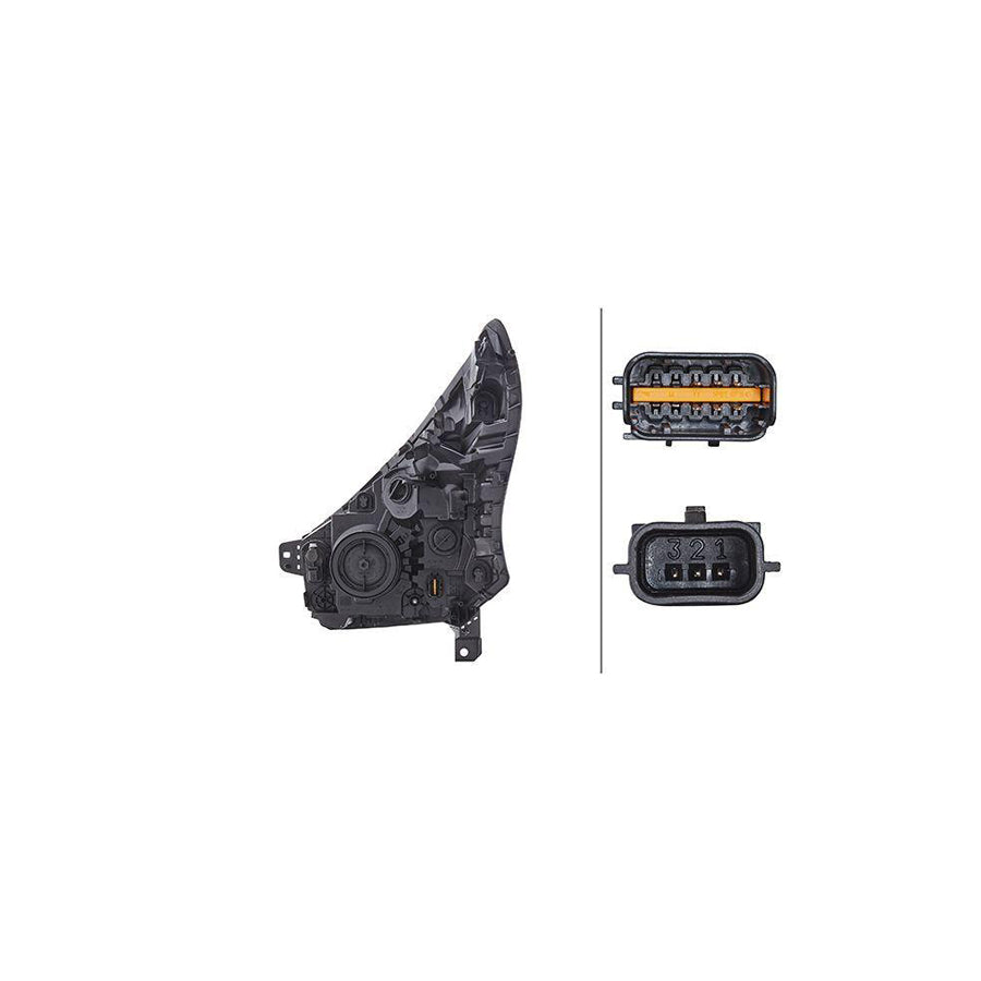 Hella 1EE 011 410-421 Headlight For Renault Trafic