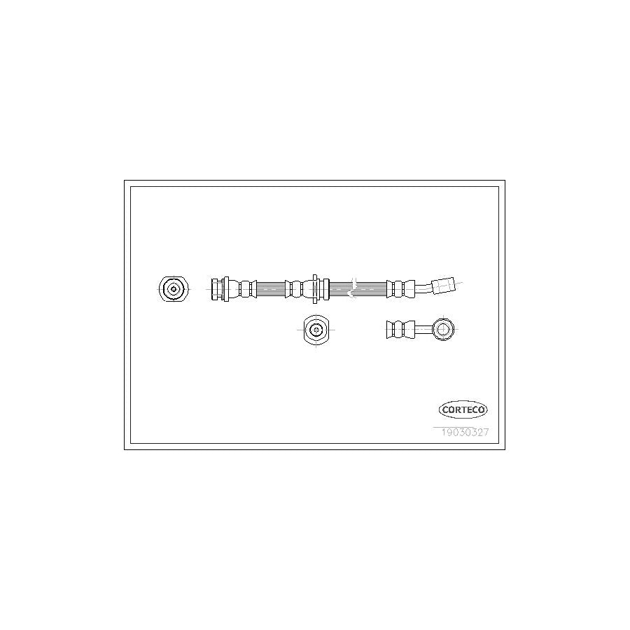 Corteco 19030327 Brake Hose