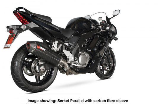 Scorpion RSI84TEO Suzuki SV650 Serket Parallel Slip-On - Titanium Sleeve | ML Performance US US