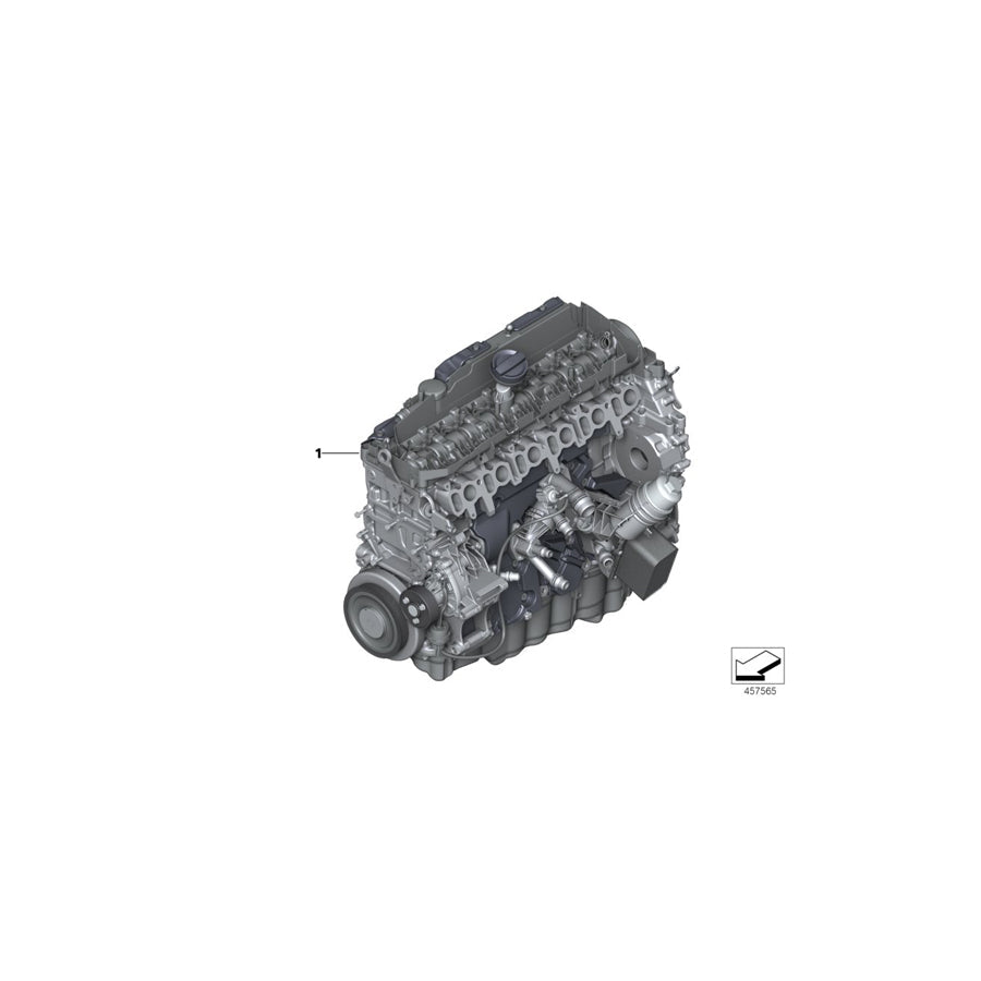 Genuine BMW 11002473242 G14 G11 G01 Exch. Short Engine B57D30B (Inc. 640dX, 740dX & 840dX) | ML Performance US Car Parts