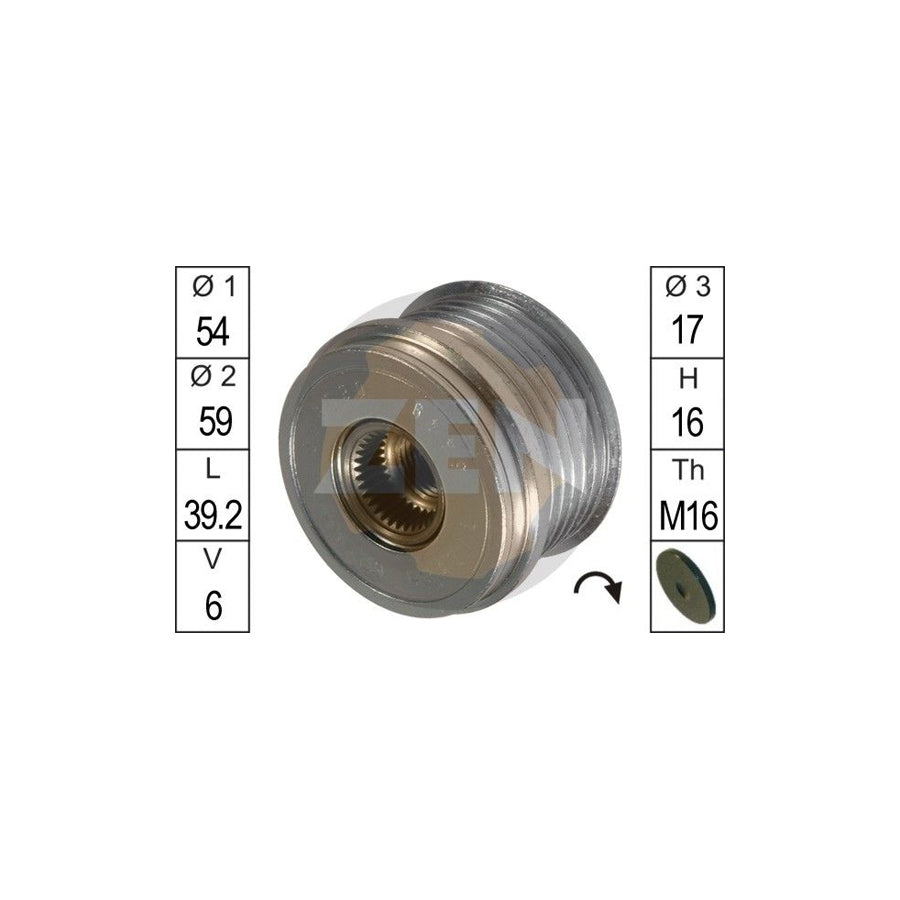 Era ZN5449 Alternator Freewheel Clutch