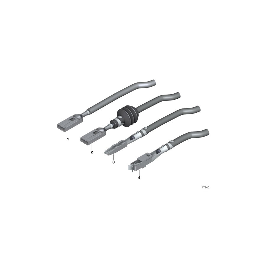 Genuine BMW Mini 12520007253 E87 E92 RR31 Blade Terminal Contact Mdk4 2.8 W. Wire 2,5 mm²/SN (Inc. 330dX) | ML Performance US Car Parts