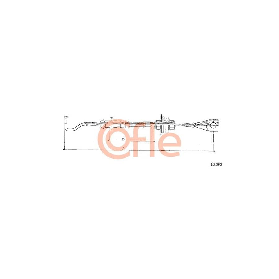 COFLE 10.090 Throttle Cable