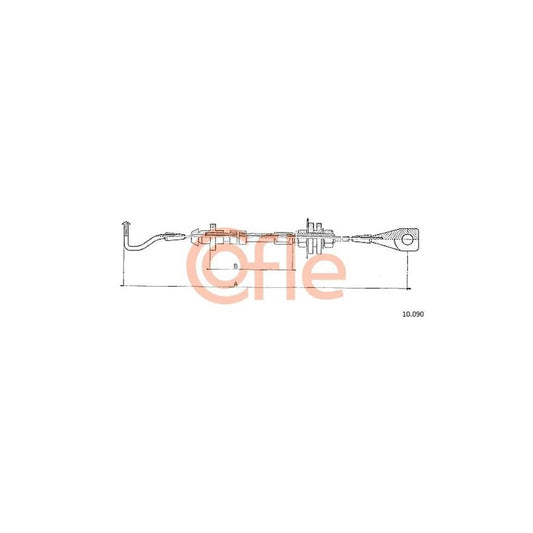 COFLE 10.090 Throttle Cable