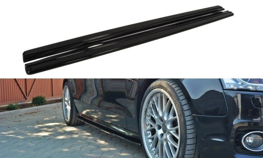 Maxton Design AU-A5-SLINE-SD1T Side Skirts Diffusers Audi S5 / A5 / A5 S-Line 8T / 8T FL | ML Performance US Car Parts