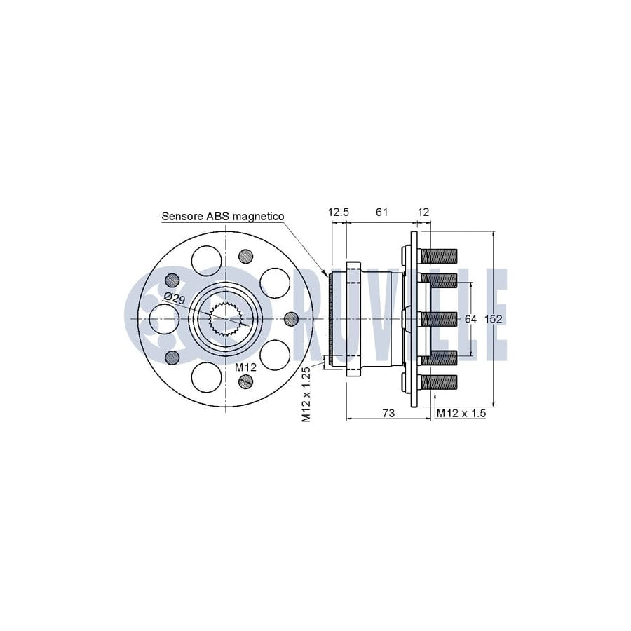 Ruville 985415 Axle Bush