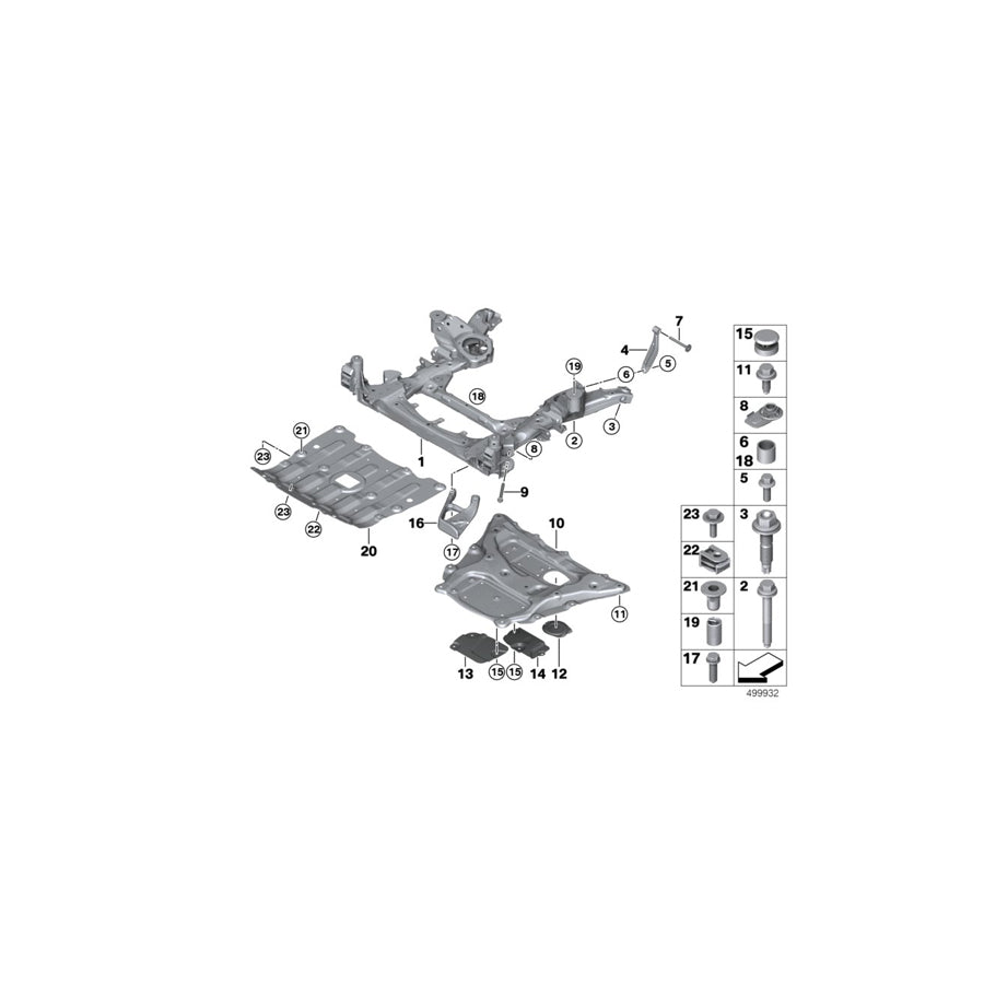 Genuine BMW 07146885389 G06 G05 G07 Star-Socket Screw M14X1.5X119 (Inc. X6 M50iX, X6 M50dX & X5 M50dX) | ML Performance US Car Parts