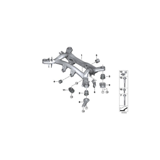 Genuine BMW 07146884435 G21 G29 G20 Multi-Purpose Bolt Asa M10X35 ZNS3 (Inc. X5 40i, X7 M50iX & 330d) | ML Performance US Car Parts