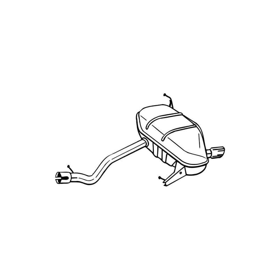 Bosal 247-285 Rear Silencer for BMW 1 Series