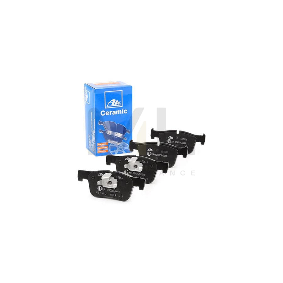 ATE Ceramic 13.0470-3866.2 Brake pad set excl. wear warning contact, prepared for wear indicator