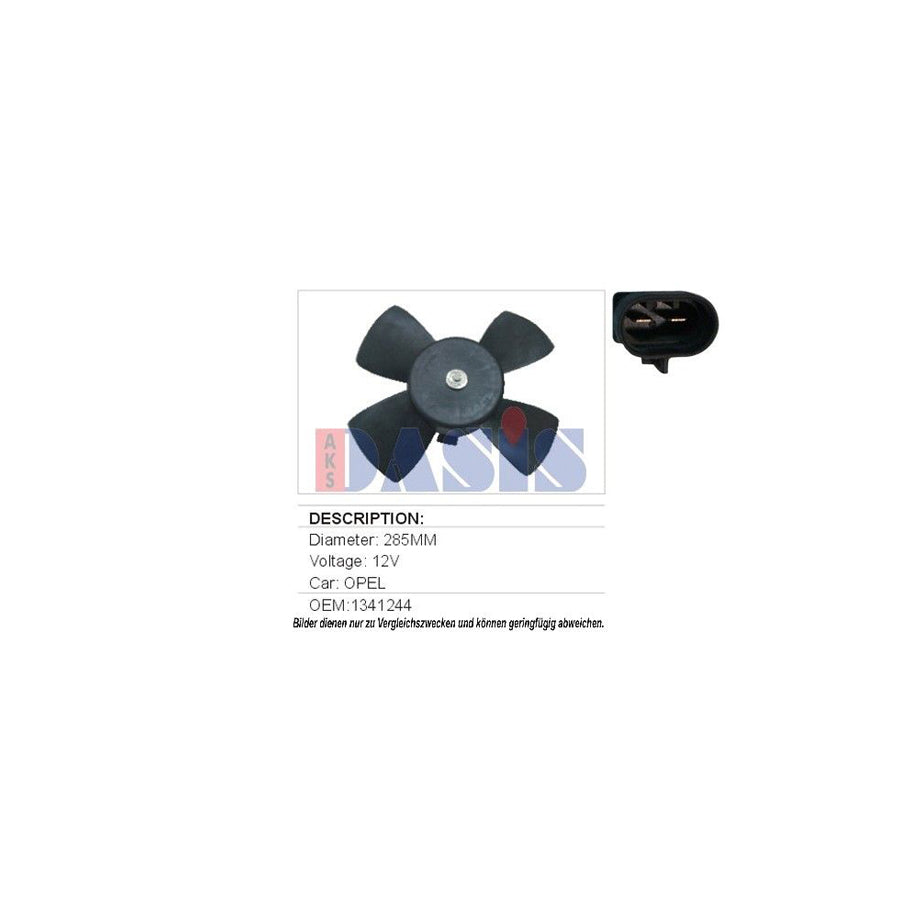 AKS Dasis 158007N Fan, Radiator