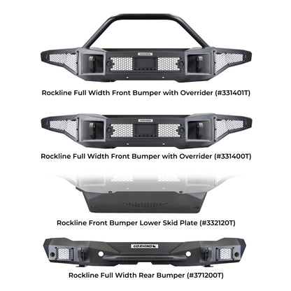 Go Rhino 21-24 Ford Bronco (Excl. Sport) Rockline Front Bumper Lower Skid Plate