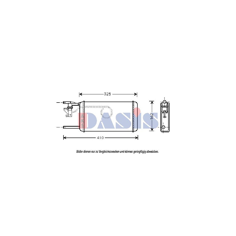 AKS Dasis 409005N Heater Matrix
