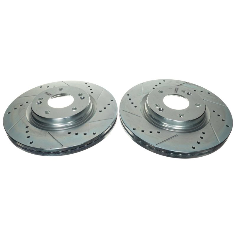 PowerStop Power Stop 21-22 Kia K5 Front Drilled & Slotted Rotor (Pair)