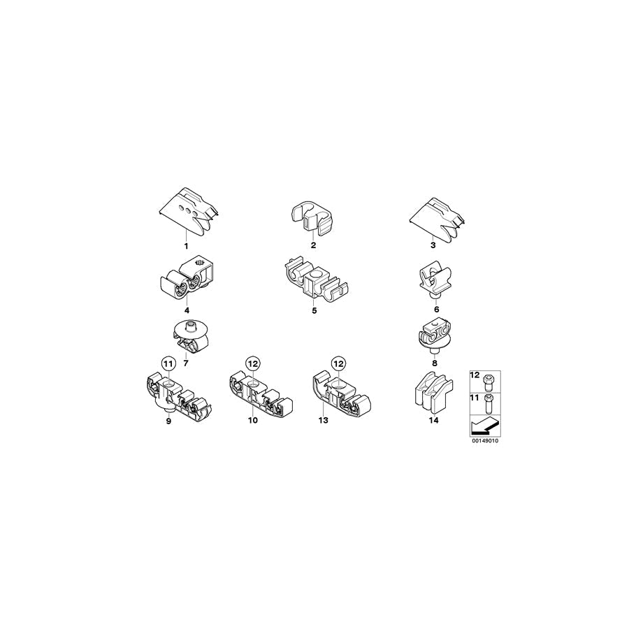 Genuine BMW 16126766236 E88 E87 E70 Bolting Pin, Long (Inc. 325d) | ML Performance US Car Parts