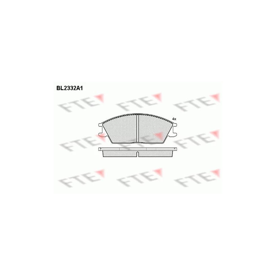 FTE 9010703 Brake Pad Set