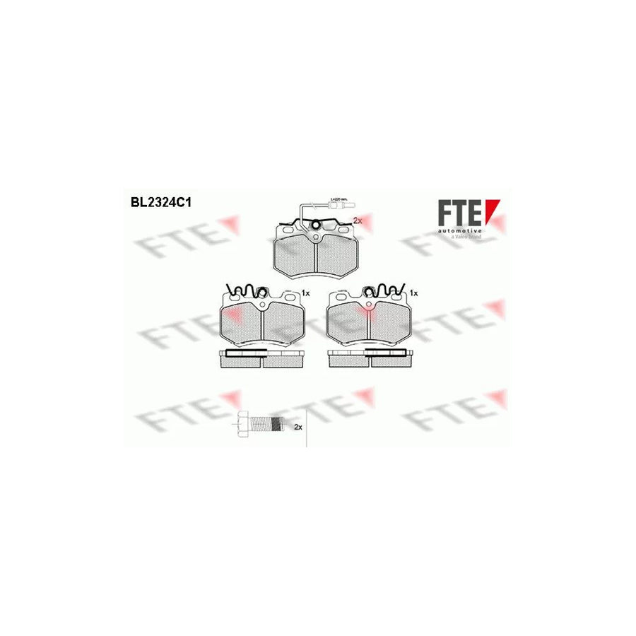 FTE 9010702 Brake Pad Set