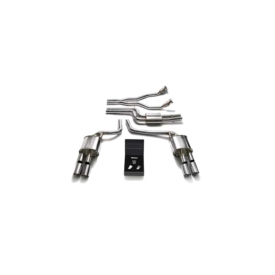 Armytrix AUBS2-QS11C Valvetronic Exhaust System Audi A5/S5 Coupe | Cabriolet B8 3.0L TFSI V6 2008-2016 with  Quad Chrome 3.5"