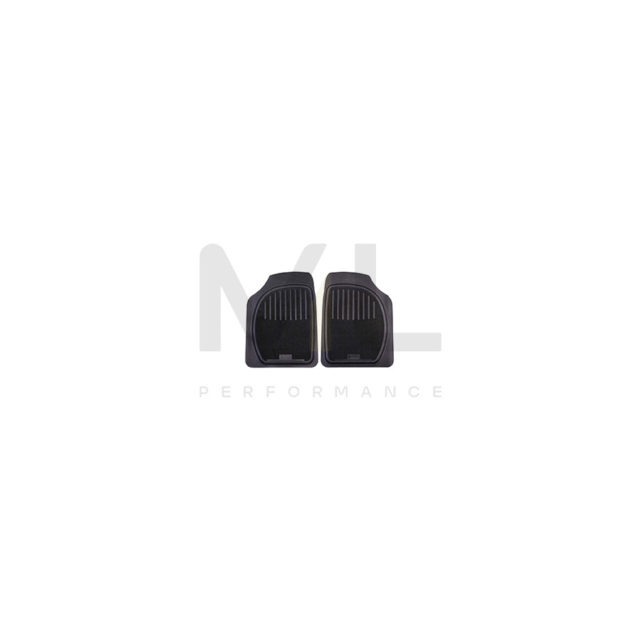 Michelin Universal fit 009074 Floor mat set Elastomer, Front, Quantity: 2, Black