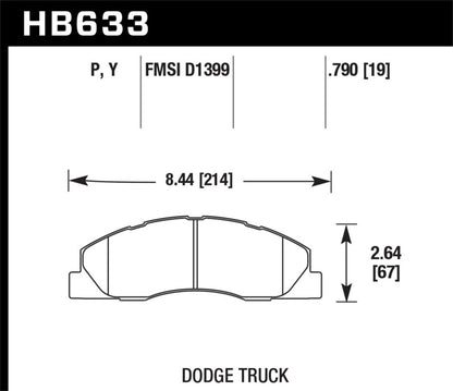 Hawk Performance Hawk LTS Street Brake Pads